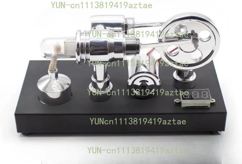 Engine Generator Model DIY Power Generator Physics Experiment Teaching Device Light Bulb USB Generator​