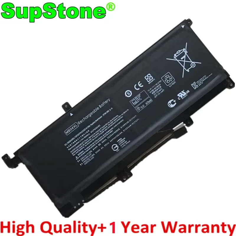 

SupStone MB04XL 843538-541 Laptop Battery For HP Envy X360 15-AR010CA M6-AQ003DX W2K42UA TPN-W120 W119 HSTNN-UB6X 844204-850/855