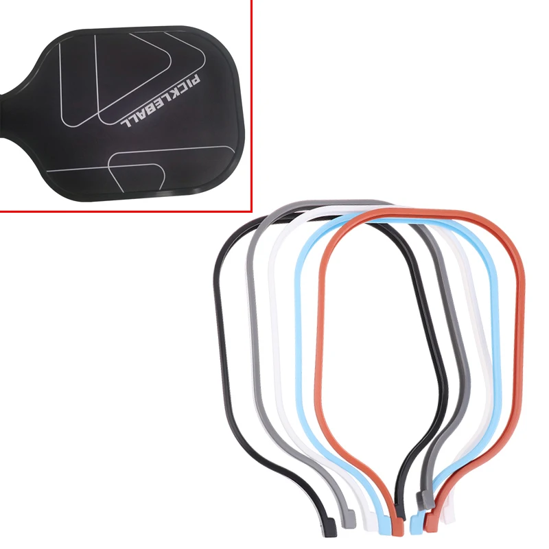 ●Decorative Pickleball Paddle Edge Guard Training Aid Replacement Pickleball Racket Edge Protection Fixed Protect Your Paddle