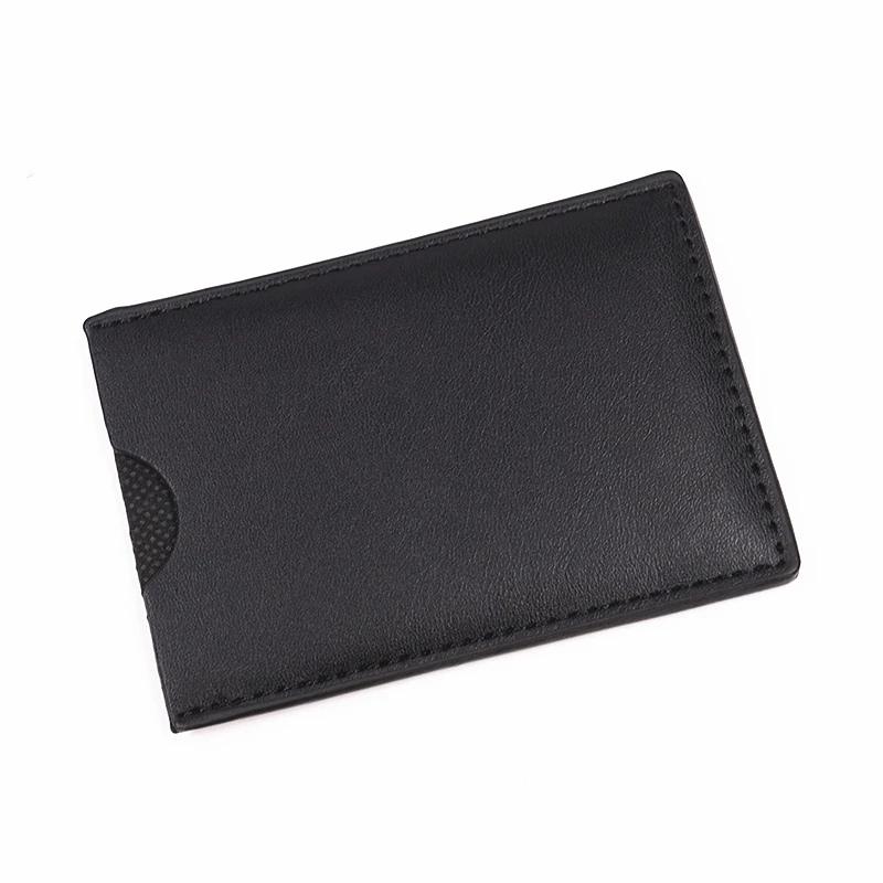 Bat ID Wallet For Men Leather Slim Card Holder Case Cover With Cutout Superhero Face Eyes Mask Gift For Husband Teens Boy Friend view 3