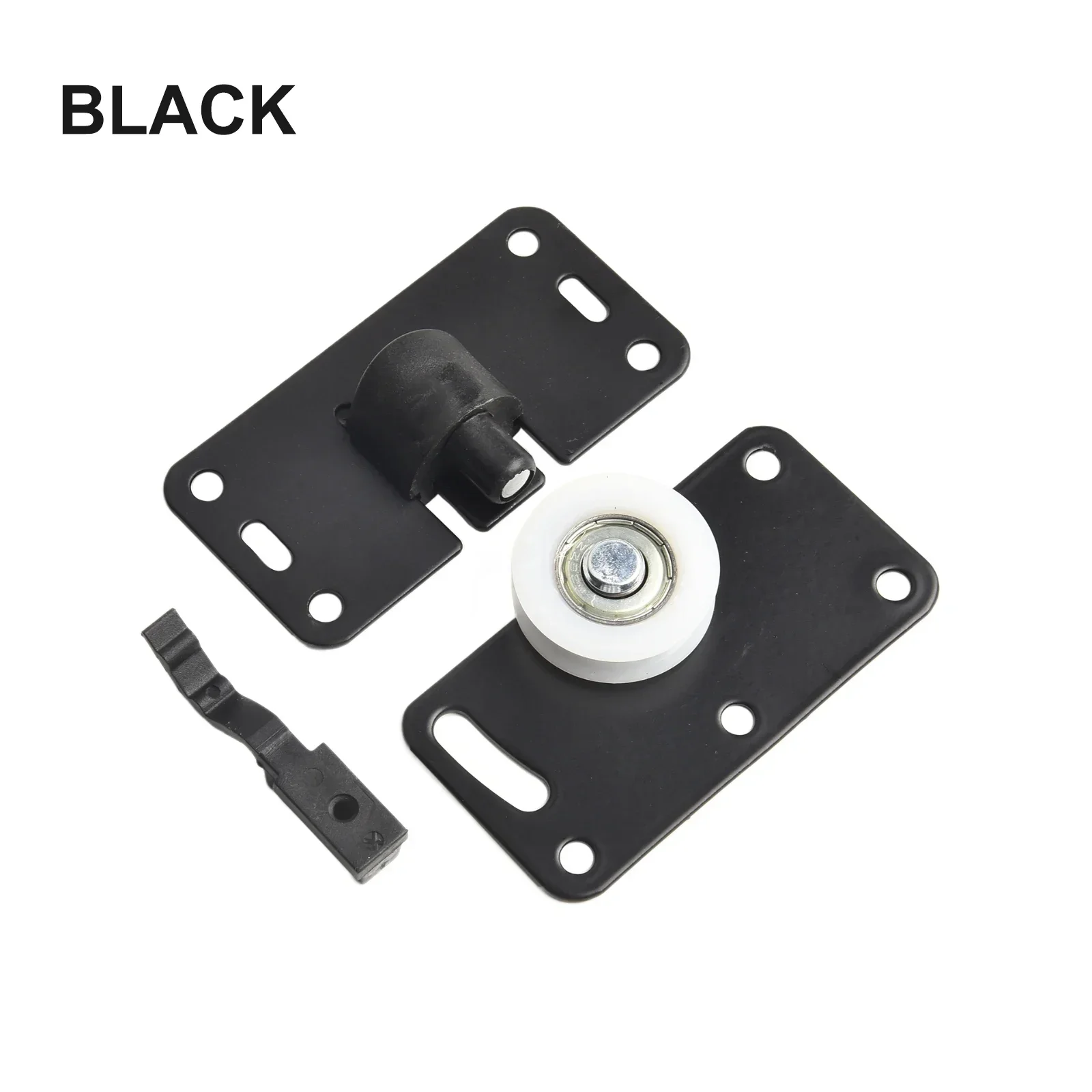 Adjustable Door Roller Furniture Roller Adjustable Height Alloy Base Plate Heavy Duty High Strength Nylon High-speed Bearing