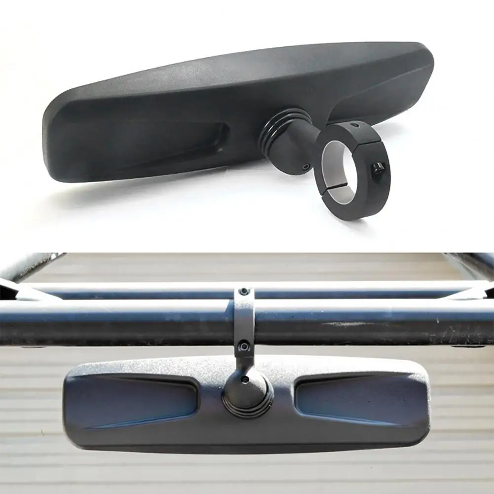 1.75-Inch Rearview Mirror Convenient Wide Angle Lightweight Panoramic Car Rear View Mirror for UTV