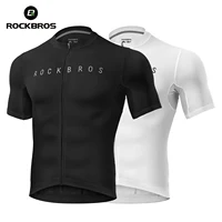 ROCKBROS-Camiseta deportiva de manga corta de secado rápido, camisetas de gimnasio, camiseta de Fitness, ropa deportiva transpirable, camiseta de ciclismo