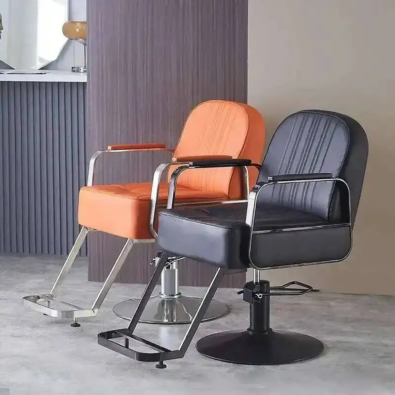 

Professional Luxury Pedicure Chair Makeup For Barber Shop Hydraulic Manicure Black Heavy Duty Vintage Chairs Hairdressing Salon