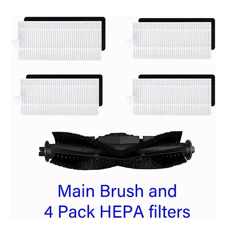 FZFZ 1 Juego de piezas de repuesto para Tikom G8000 G8000 Pro Robot aspirador cepillo principal filtro Cepillo Lateral accesorios de fregona