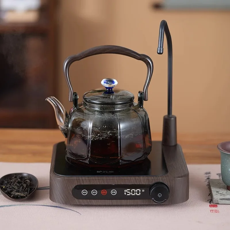 Cuisinière électrique en céramique, cuisinière à thé, mini petite machine à thé, cuisinière à induction domestique, silencieuse et intelligente, mise à jour de l'eau