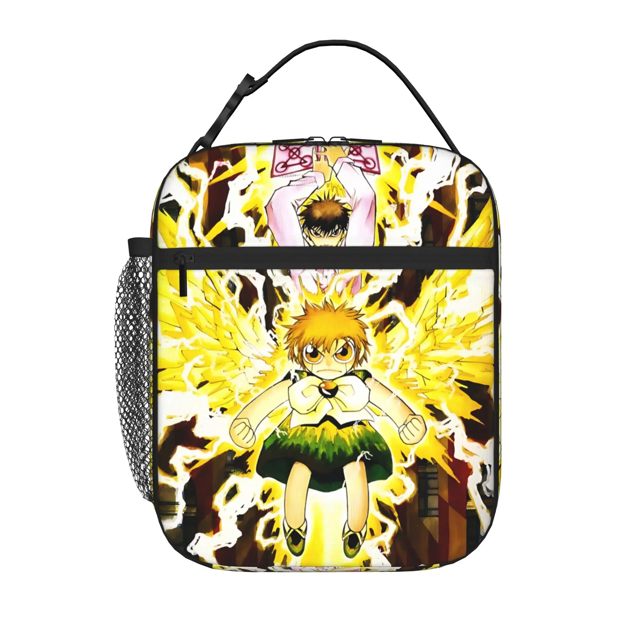 1 Piece Portable Lunch Container Glow  Zipper Closure Durable Pocket Z-Zatch Bell  For Lunch Lunch Box Bag