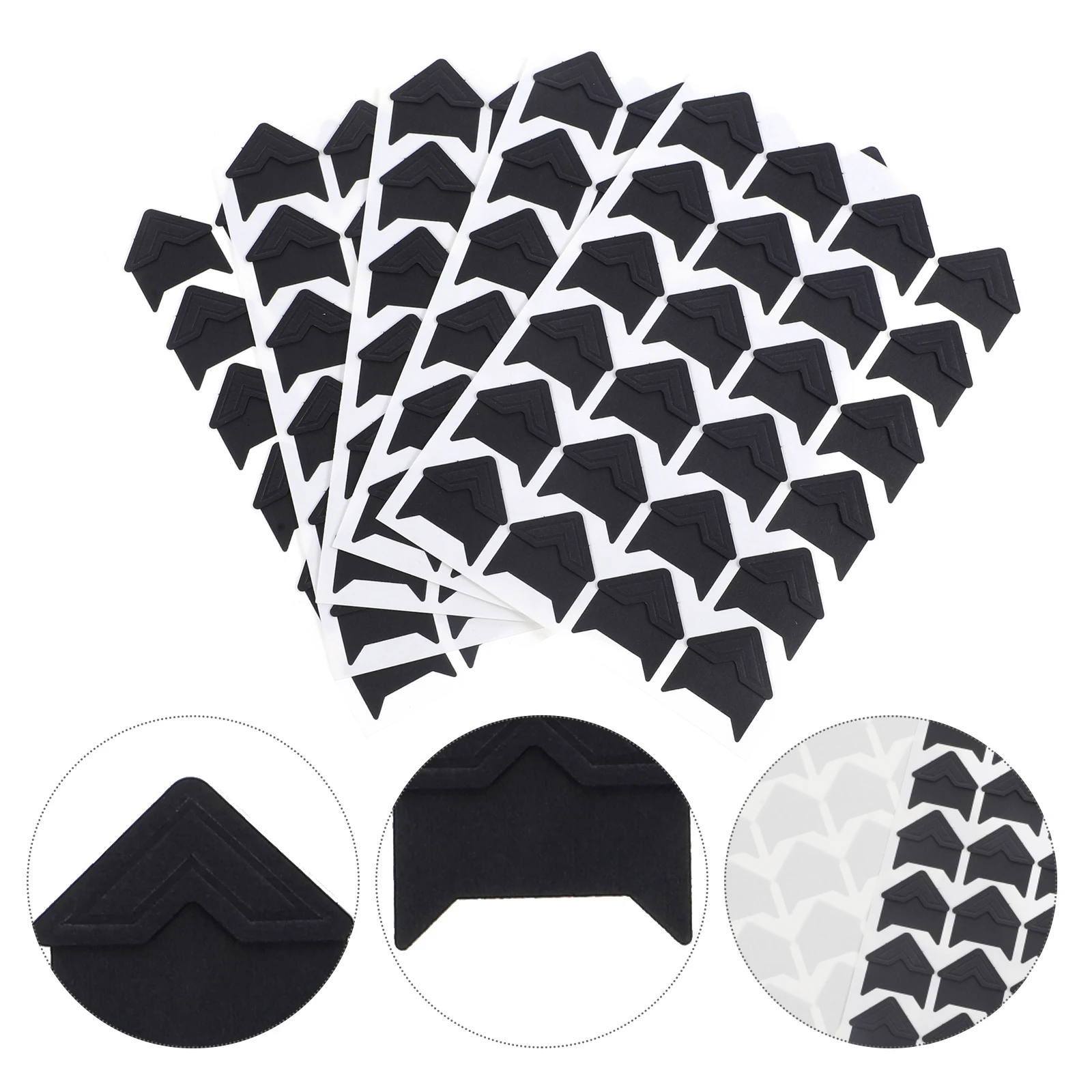 

10 Sheets Photo Corner Stickers Frames Corners Scrapbooking Paper Protectors Multicolor Decorations Album Adhesive
