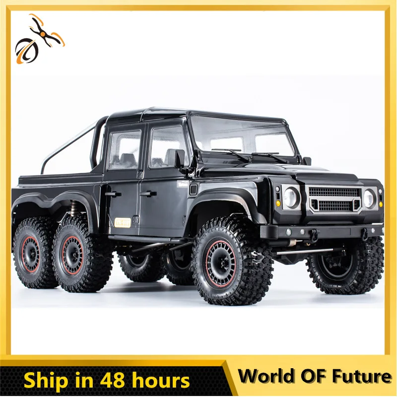 

YK6101 1/10 6X6 Pickup RC Truck Trx6 G63 Upgrade Simulated Rock Off Road Buggy Crawler With Light Diff Lock Remote Control Model