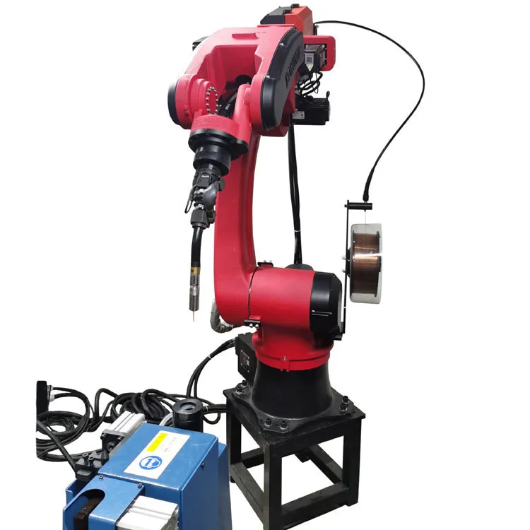 Low Cost Robotic Arm Welding Machine Industrial 6 Axis Robot Arm Payload 6KG 1500mm Arm Length