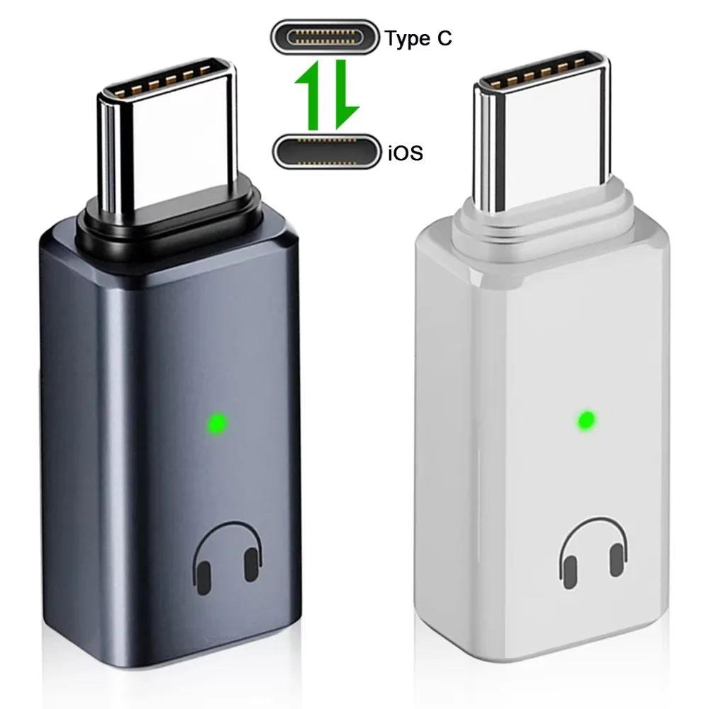 Type C To IOS Headphone Audio Adapter USB C Male To IOS Female Connectors for iPhone 16 iPad Samsung Macbook Earphone Converter image 6