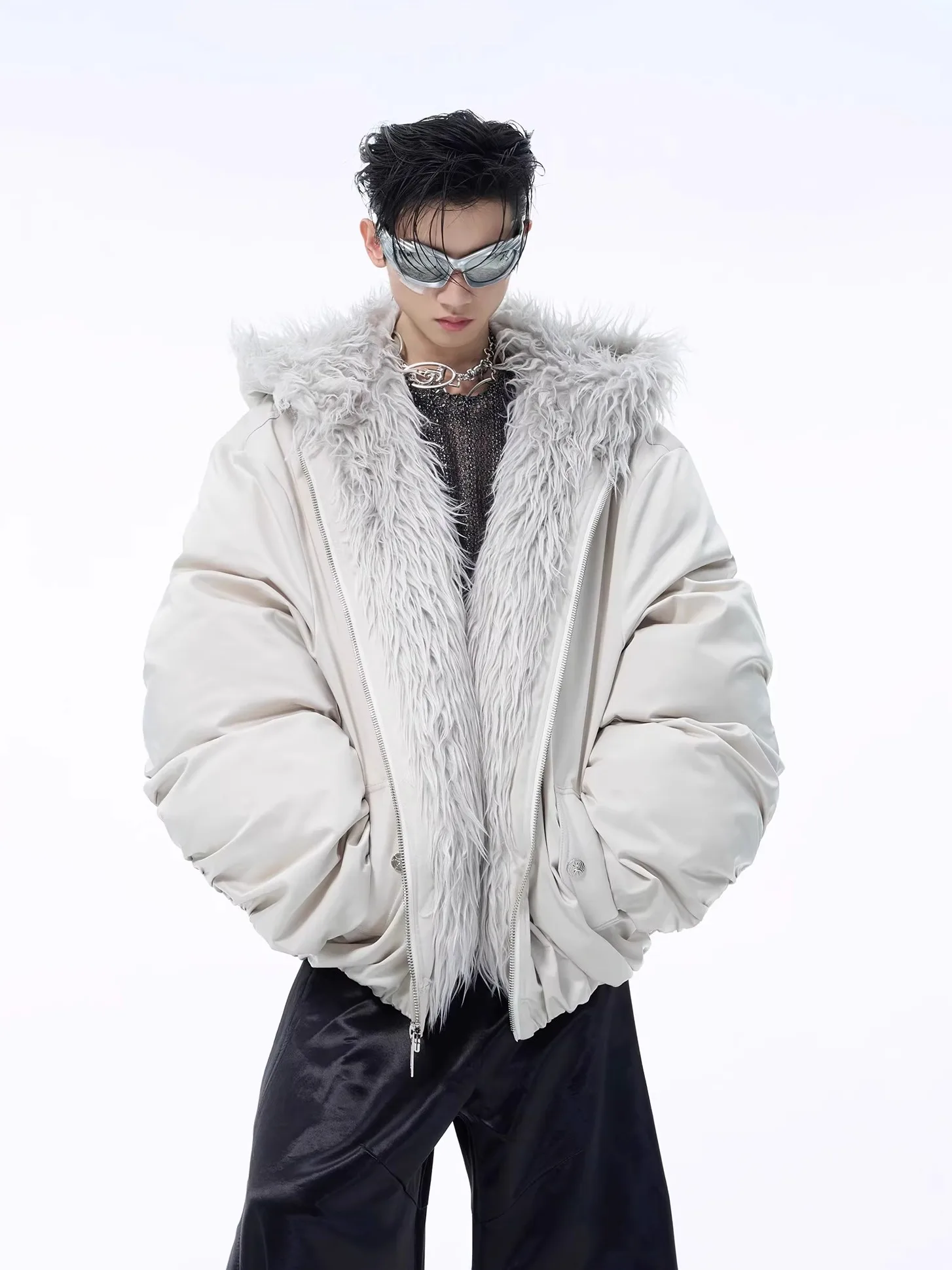 

Мужская зимняя куртка Thiened Fce с капюшоном, на хлопковой подкладке, водонепроницаемая, повседневная, в стиле Cleanfit, для молодежи