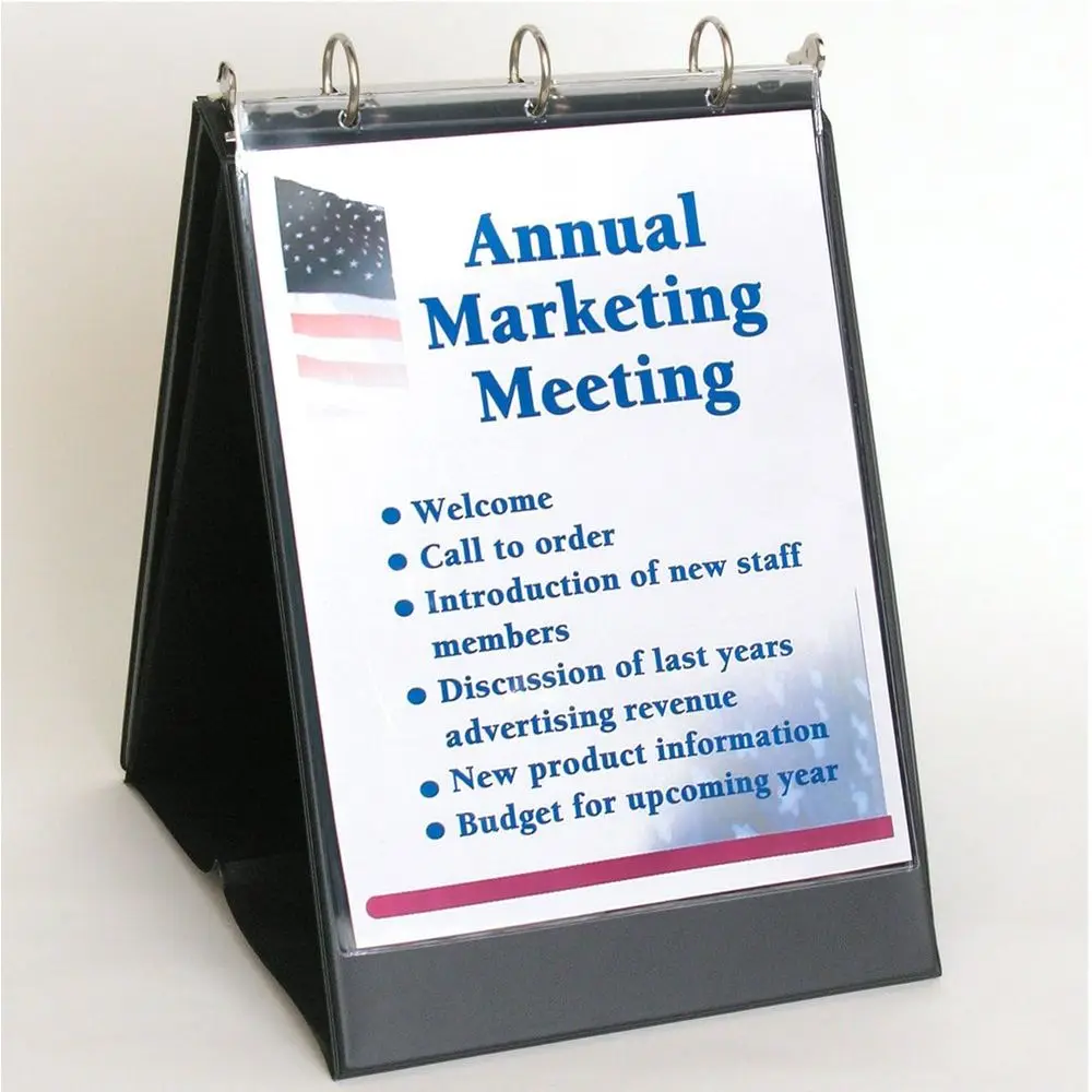 

CEasel Presentation Binder - Portrait/Veal, Black, 6-Pack, VH430-6