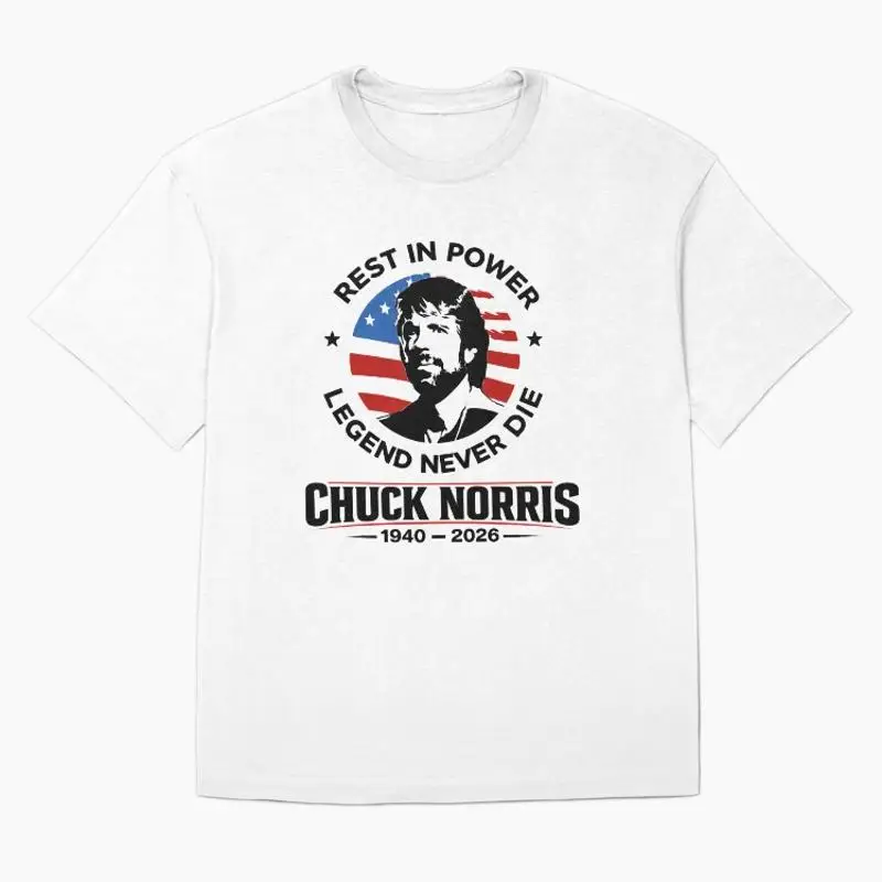 Chuck Norris Rest In Power Oversized T-Shirt