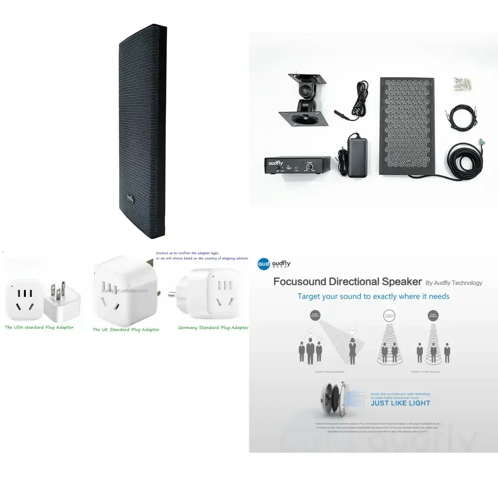 Enhanced Listener Engagement Directional Sound Emission Ultrasonic Directional Speaker for Retail Stores