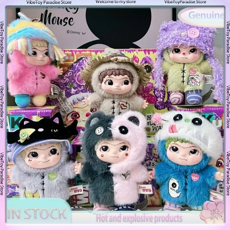 

Authentic Spot Wakuku Handmade World Series Plush Blind Box Pendant Trendy Toy Bag Pendant Figurine Birthday Gift