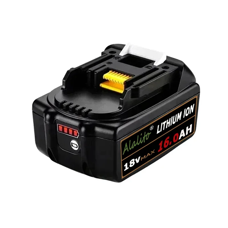 Batterie lithium-ion aste pour Makita, 18V, 16000mAh, mise à niveau BL1860, BL1840, BL1850, BL1830, BL1860B, LXT400, dernière