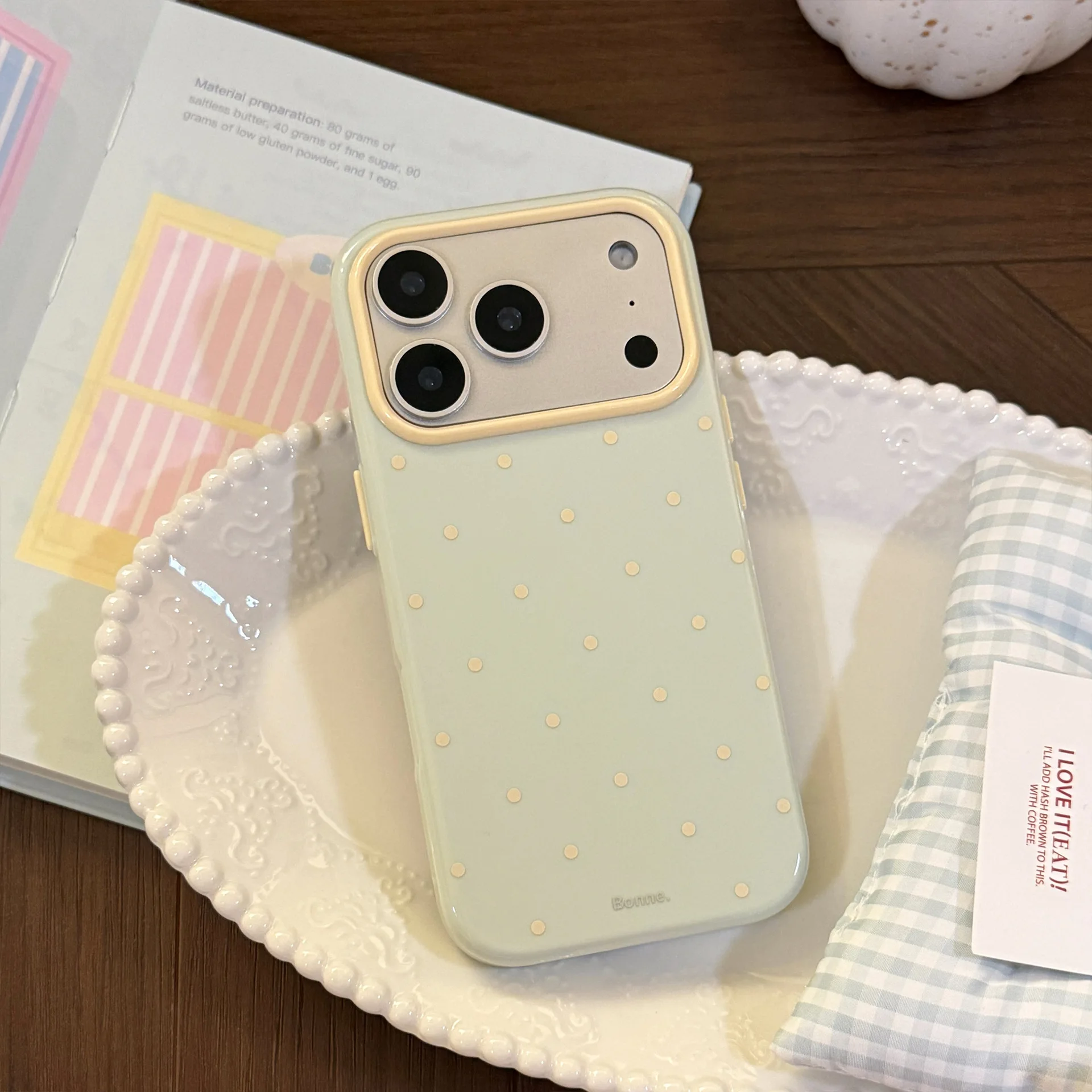 Koreanische Polka Dots INS Handyhülle für Samsung Galaxy A07 A06 A16 4G A17 S25 S26 Ultra S24 S23 Plus A55 A56 A57 A36 A37 5G Cover – Detail 4