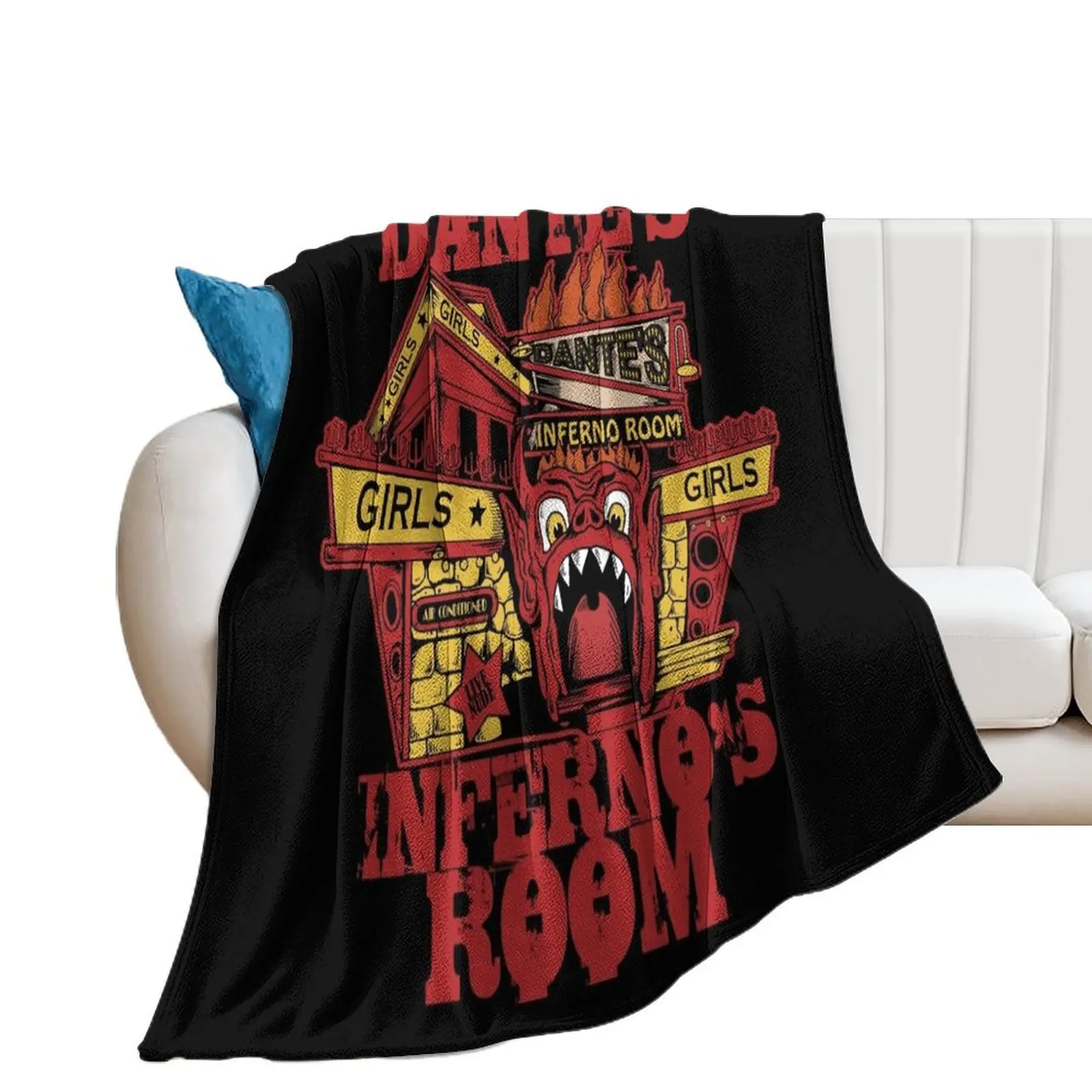 

Dante's Inferno Room Throw Blanket Warm Beautifuls Stuffeds Blankets