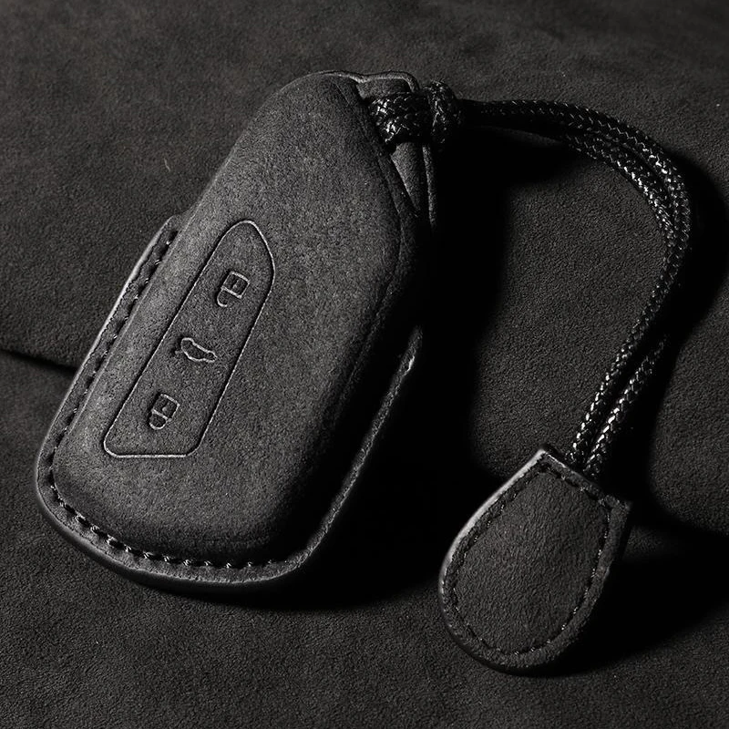 Keycase For VW Volkswagen GTI R MK8 Golf 8 ID.3 ID.4 ID.6 Keyless Protector Leather Car Key Case Cover Shell Car Accessories