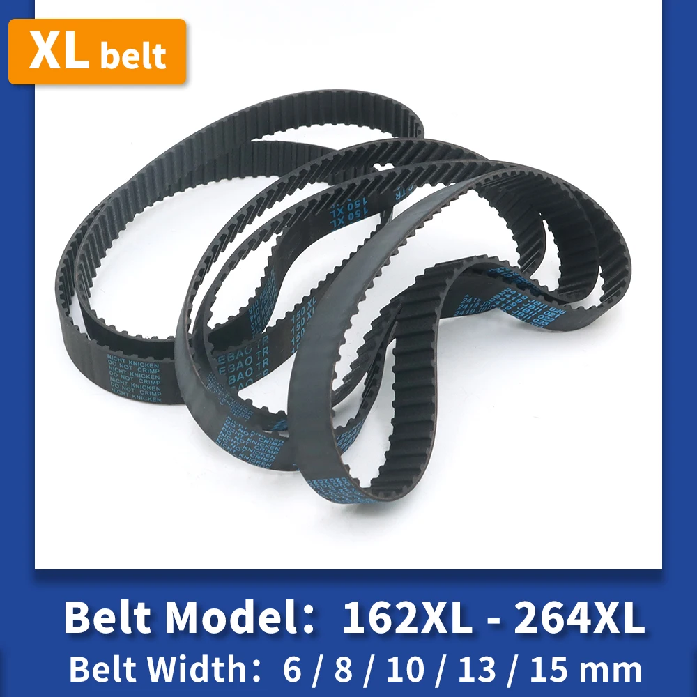 XL Timing Belt 6mm 8mm 10mm 5in 15mm XL Tooth Belt 162XL 170 180 190 200 210 220 230 240 250 264XL Drive Belt XL Toothed Belt XL