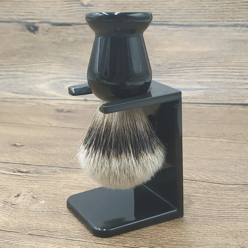 Dscosmetic 20mm silvertip  hair shaving brush with  resin handle