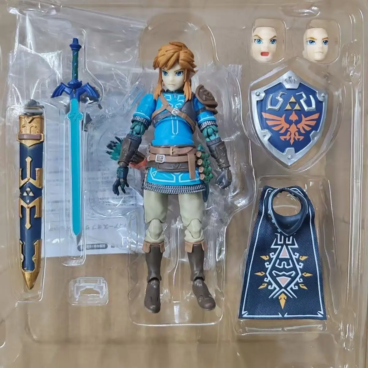 

Action Figure Figma626 Link The Legend Of Zelda: Tears Of The Kingdom Wild Breath Mobile Handheld Model Anime Toy
