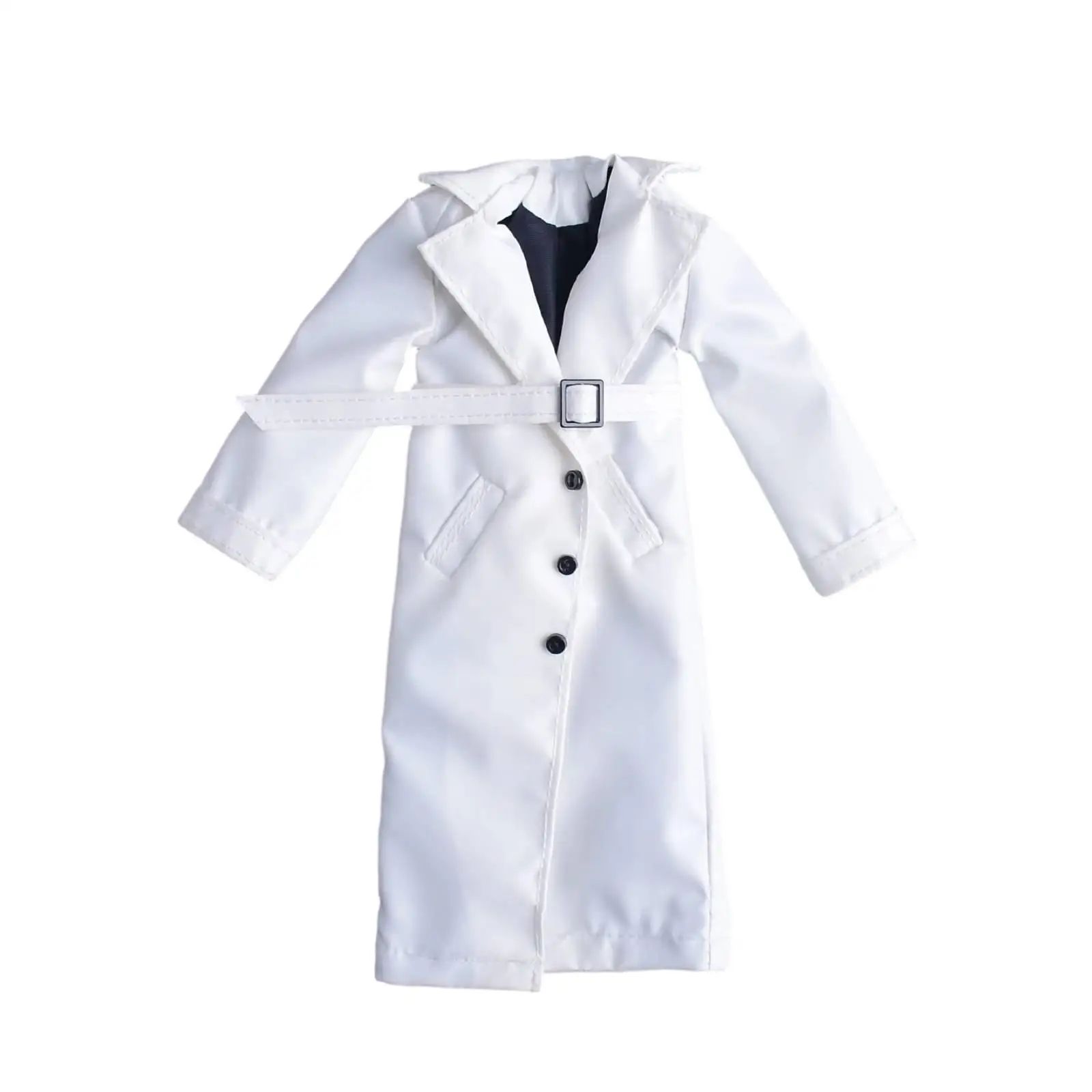 1/12 Scale Overcoat Coat Slanted Pockets Doll Overcoat Coat Cloth Material