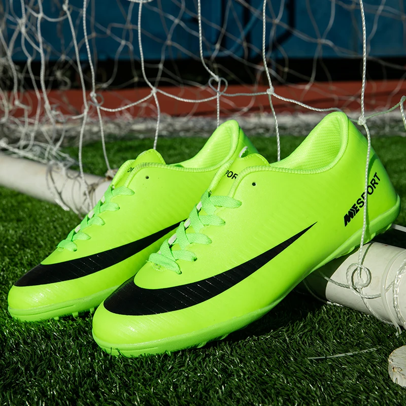 

Новые мужские футбольные бутсы, противоскользящие тренировочные шпильки для травы, профессиональная спортивная обувь, женские дышащие удобные футбольные бутсы для мужчин