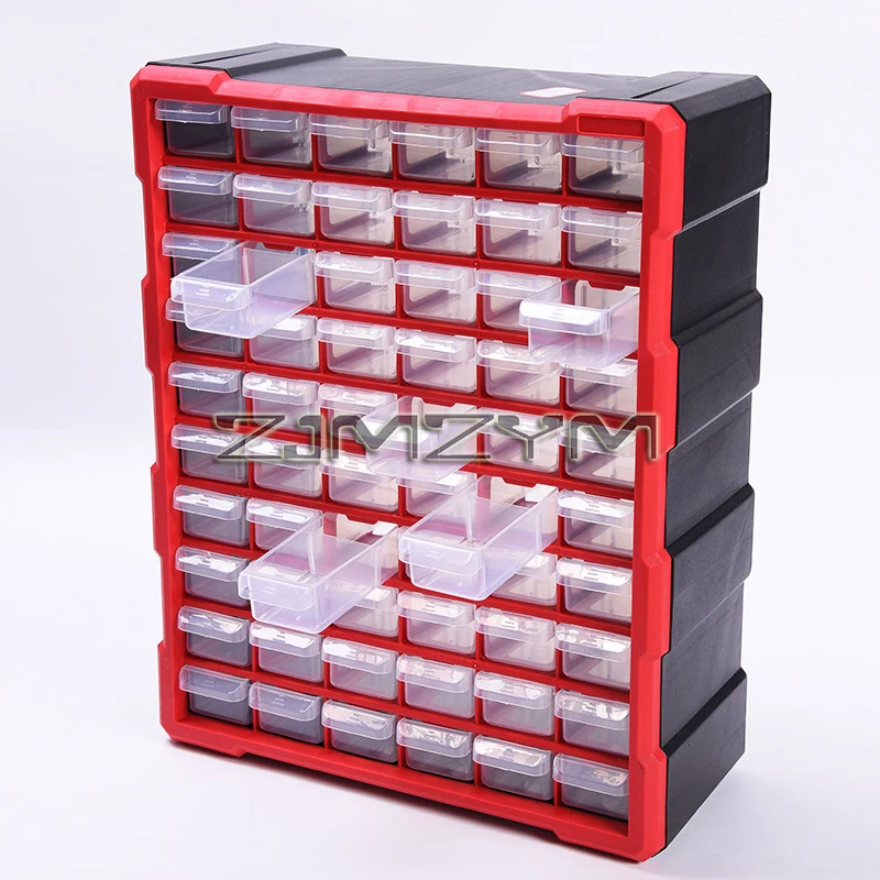 Multifuctional Tool Box Drawer Type Plastic Organizer Boxes For Mechanics Screw Empty Suitcase Tools Storage Box Container