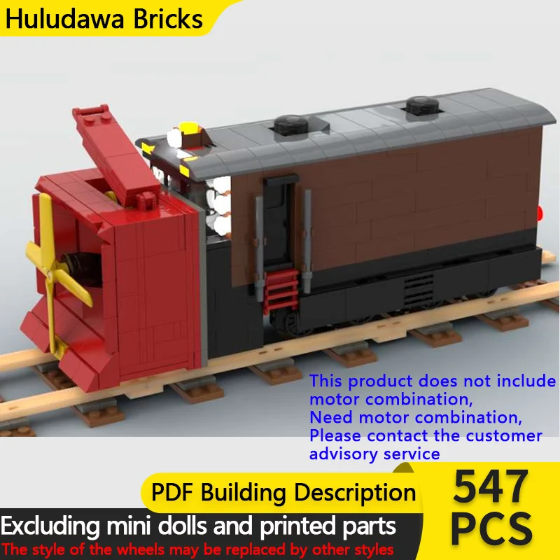 

City Car Model MOC Building Bricks Track Snow Removal Machine Modular Technology Children Holiday Gifts Assemble Toys Suit
