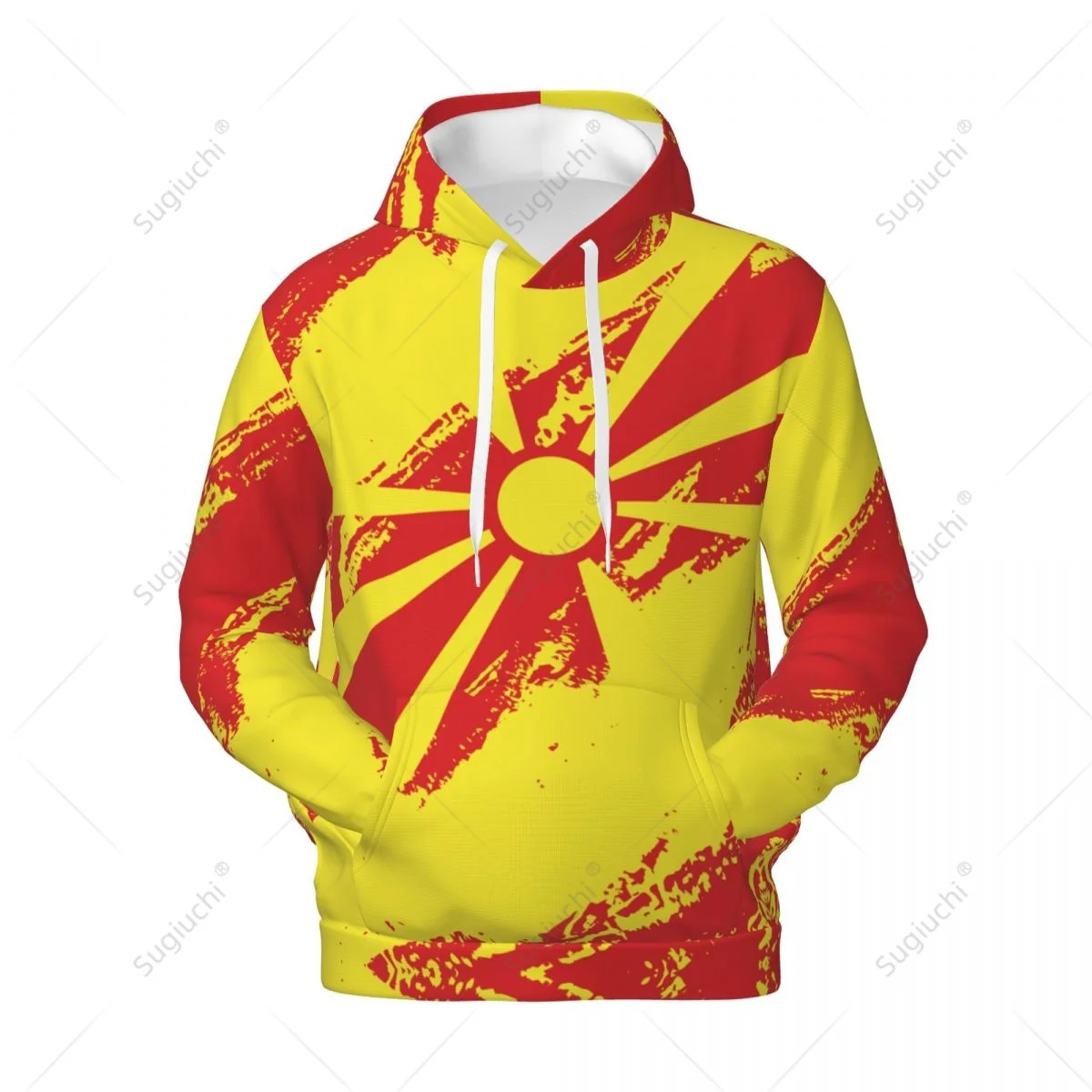 Unisex North Macedonia Flag Color Hoodie 3D Men Women Harajuku Sweatshirt Pullover Hoodies Polyester Casual