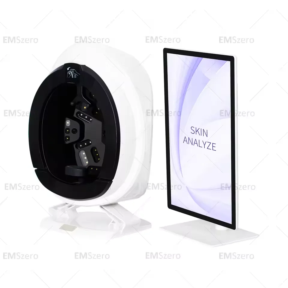 Dispositivo de análise de pele Pro 3D AI Máquina de scanner facial Analisador digital de teste profundo de pele com tecnologia de diagnóstico em tempo real