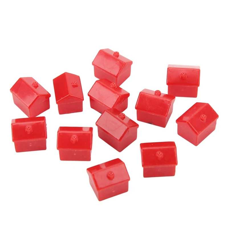 Game Replacement Parts, Plastic Hotel House Game Pieces, For Board Game, Piece Refill Accessories-A36G