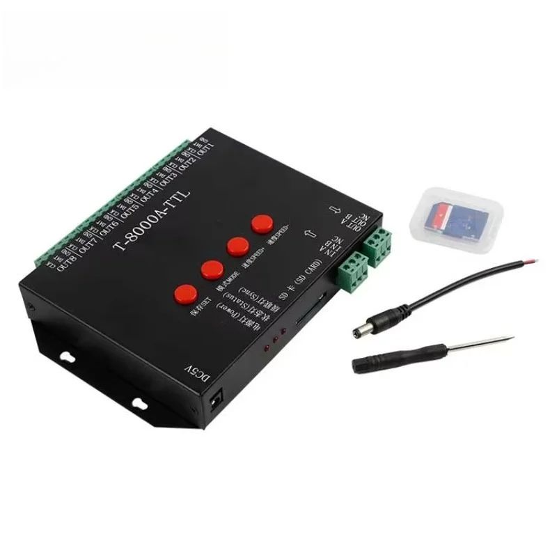 Exclusive Offers Programmable SD card full-color T-8000A LED pixel LED controller