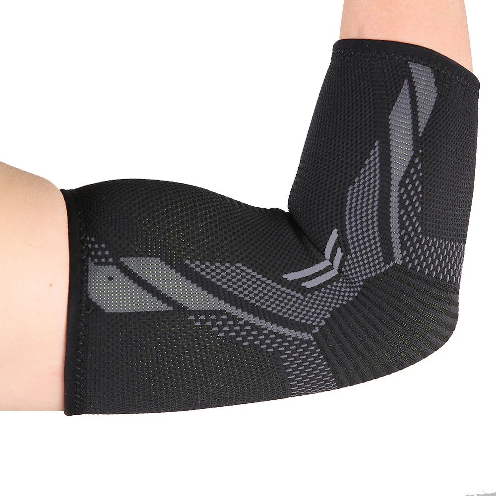 1 Stück Nylon-Ellenbogen-Kompressionshülse, elastische Tennis-Ellenbogenstützen für Sehnenentzündung, Armstützen, Golfer-Ellenbogenstütze – Detail 11