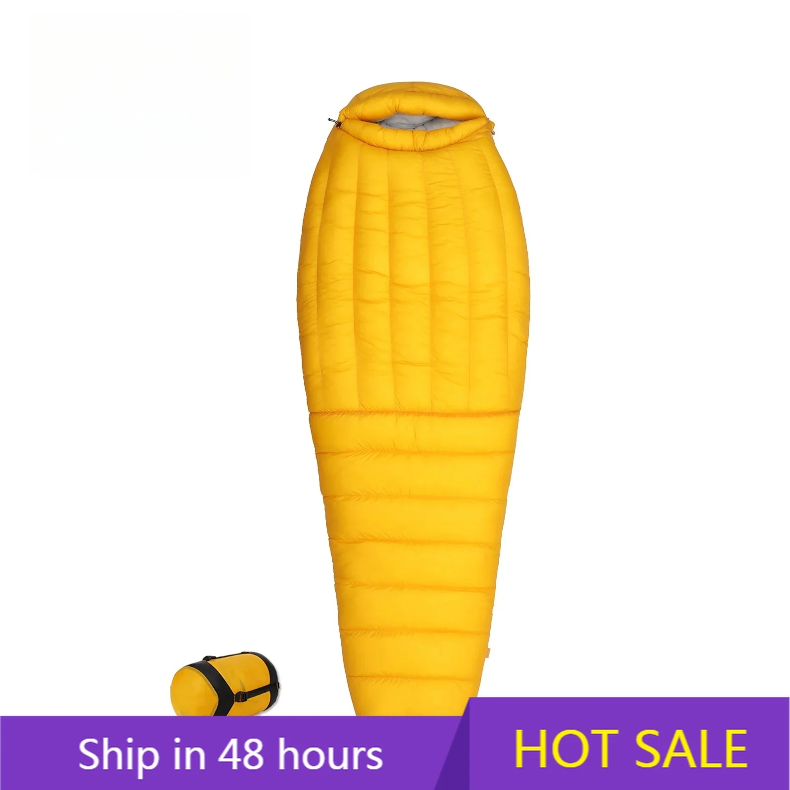 

YTYIN Suitable for Outdoor Camping Hiking Comfortable Nylon Fabric High Quality Ultralight Mummy Winter Sleeping Bag