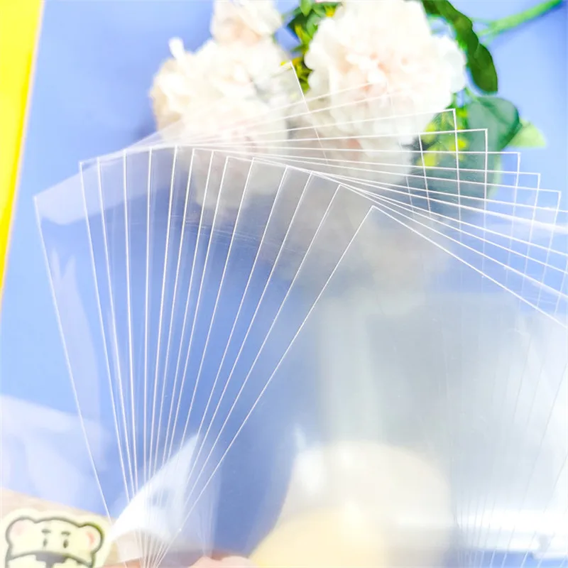 100Pcs Clear Translucent Food Grade Lollipop Biscuit Cookie Candy Plastic OPP Flat Pocket Baking Packaging Bags - Image 3