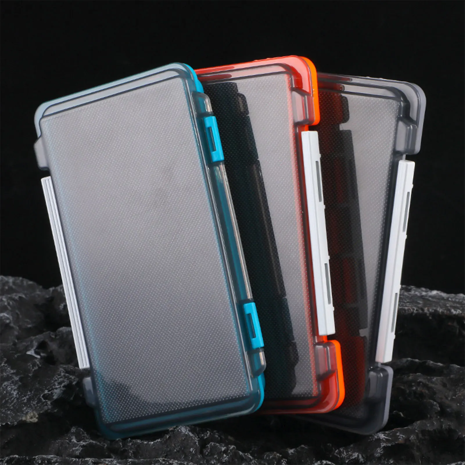 

Fishing Baits Lures Storage Box Snap Tight Portable Durable ABS Lure Box For Fishing Tackles Beads Nuts Fishing Accessories