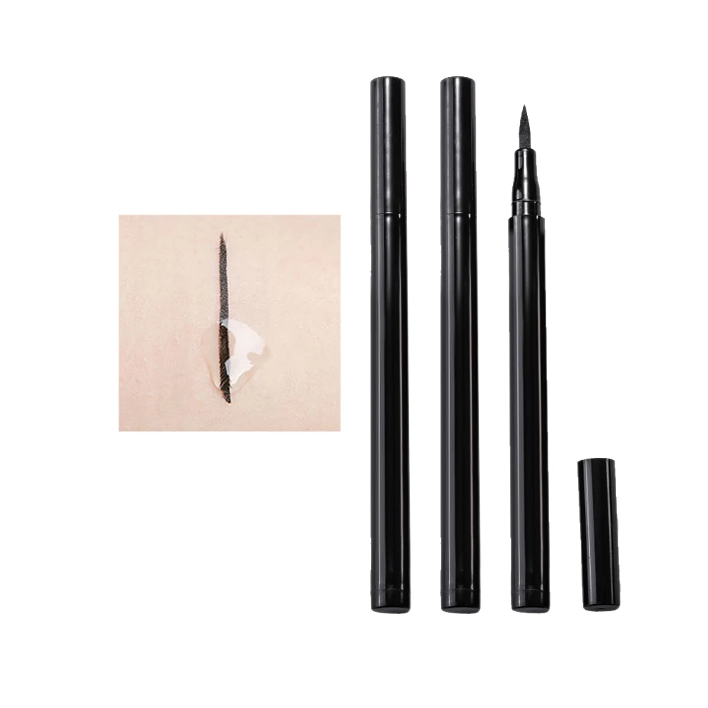 

5pcs Women Waterproof Liquid Eyeliner Pen Black Eye Makeup Cosmetics Smudge-proof Fast Dry Eye Makeup Gel Tool for Ladies (Black