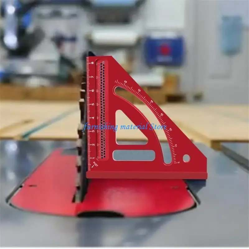 

Y5GD Carpentry Aluminum Square Rule Multiple angles Precisions Tool High Accuracy Miters triangles for Woodworking Projects