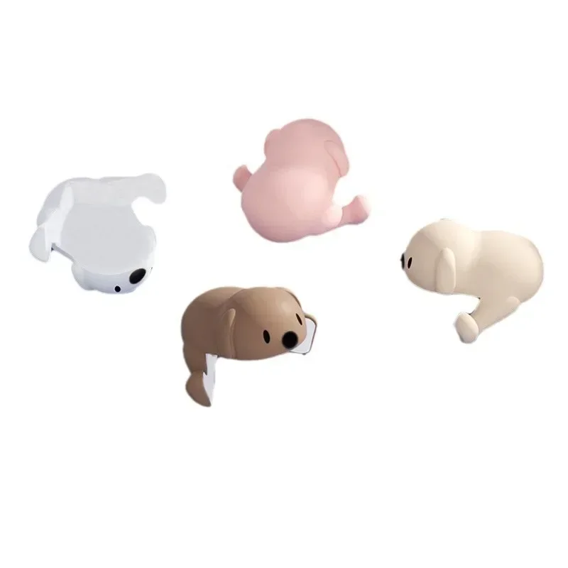 4pc Cartoon Silicone Puppy Dog Corner Guards i bambini giocano Anti collisione Table Corner Cover protettiva protezione di sicurezza per la famiglia