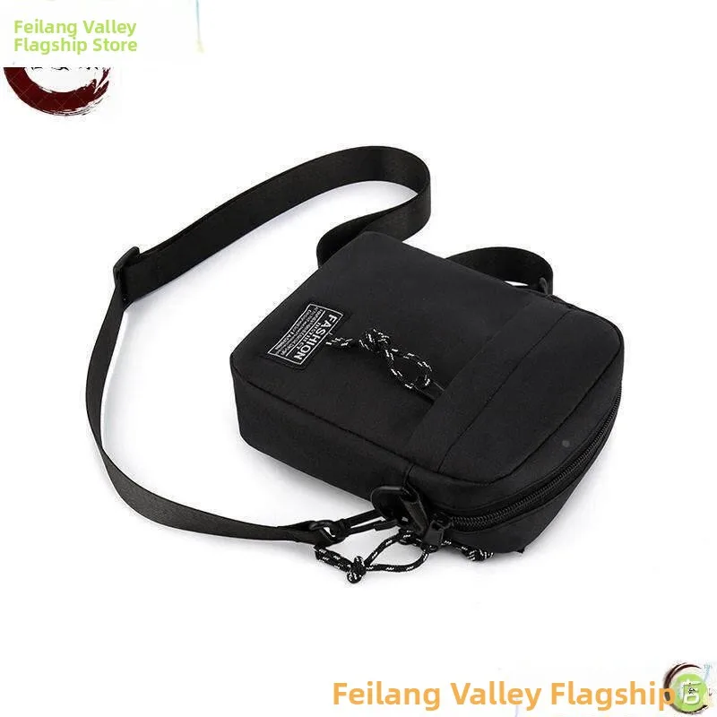 

Casual Canvas Shoulder Bag Home Use Crossbody Bag Thickened Business Backpack Small Bag Universal Briefcase for Elderly