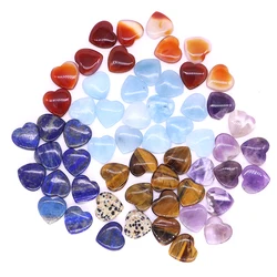 20Mm Natuurstenen En Kristallen Gesneden Multicolor Hartvormige Liefde Genezende Edelstenen Kamer Decoratie Diy Voor Ketting Hanger