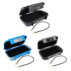 Portable Lock Box Lockbox Holder with Removable Cable Lightweight Combination Security Case for Travel Beach Hotel Outdoor Car