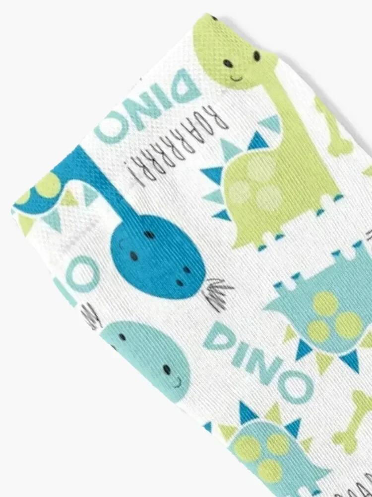 Little Roarrrrrr Dinosaurs Socks gym with print Wholesale Christmas Man Socks Women's