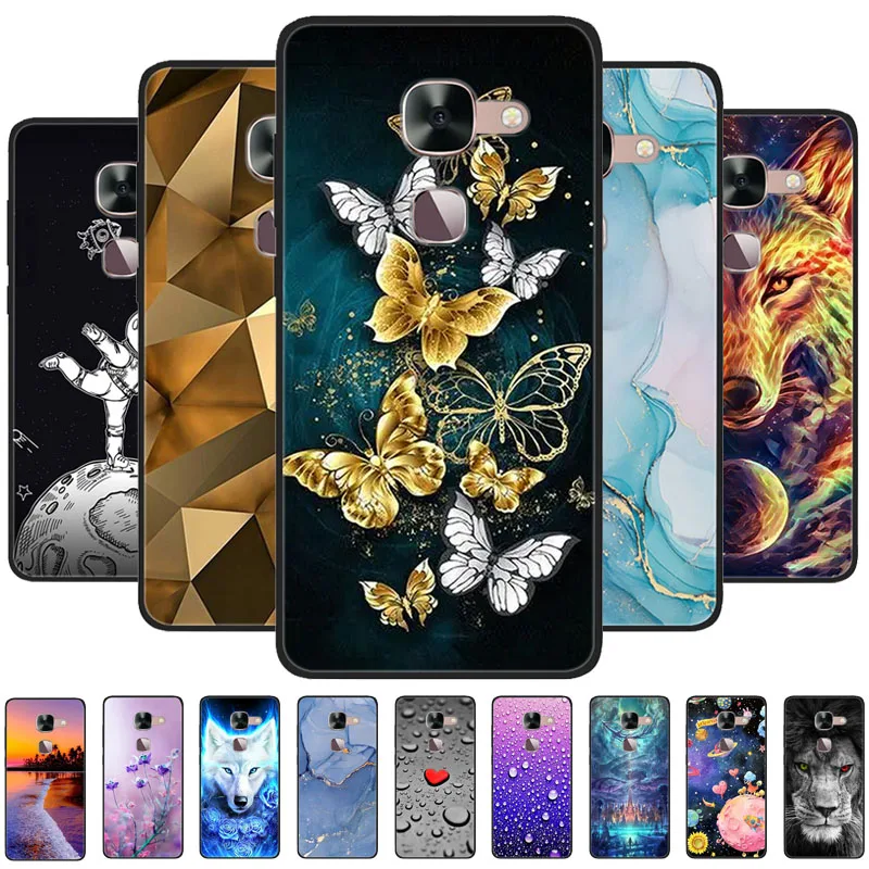 Capa de silicone para leeco le s3 x522 x622 x626, resistente a choques, macio, tpu, para leeco le 2 x527 le2