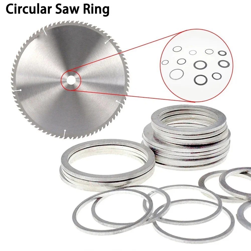 6 Stks/set Cirkelzaagring Voor Omzettingsring Voor Cirkelzaagbladreductie Ring Snijschijf Snijmachine Houtbewerkingsgereedschap