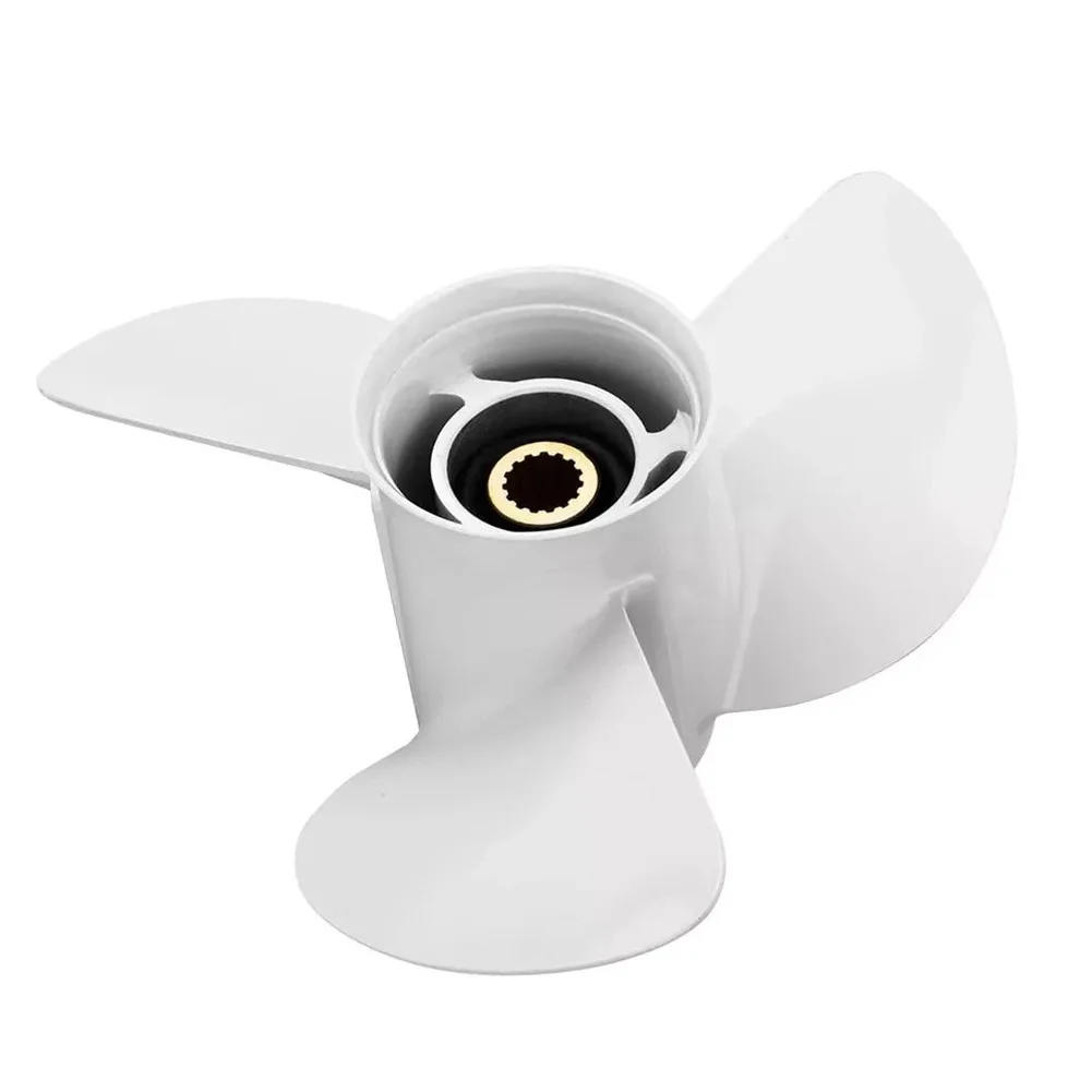 

For Outboard 50-130HP Right Hand Propeller Boat Propeller For Propeller Replacement 13-1 2 X 15 Marine Propeller 3-blade Design