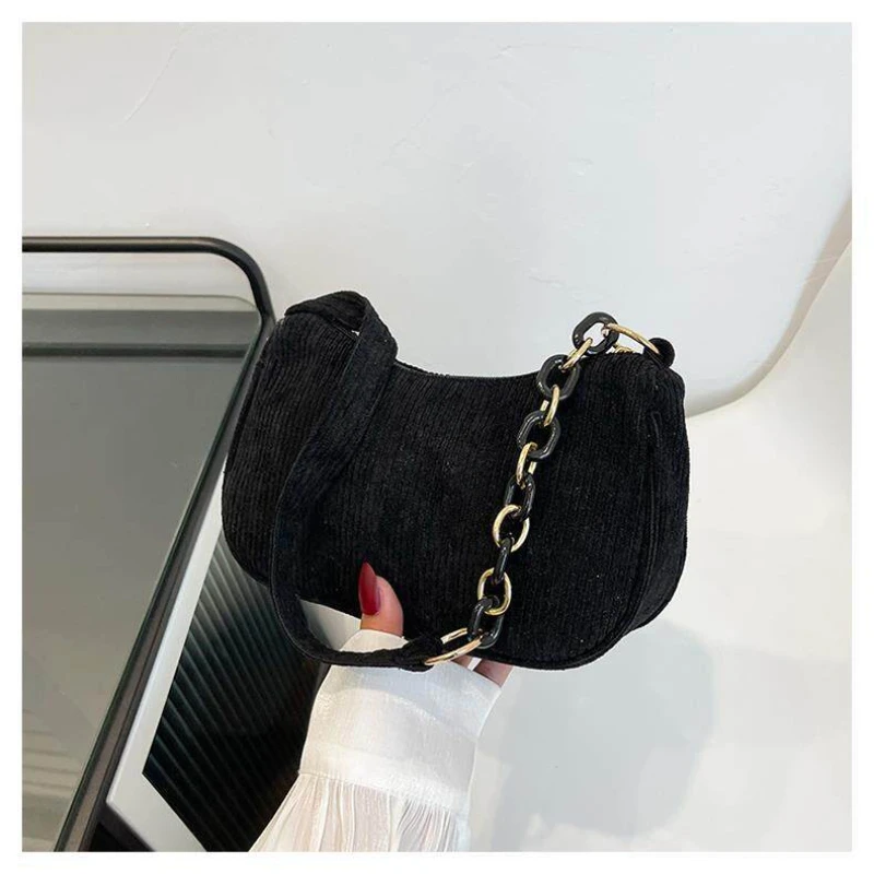 Literature and Art Cloth Bag Casual Plush Fabric One Shoulder Mini Portable Canvas Purses and Handbag Crossbody Bags for Women